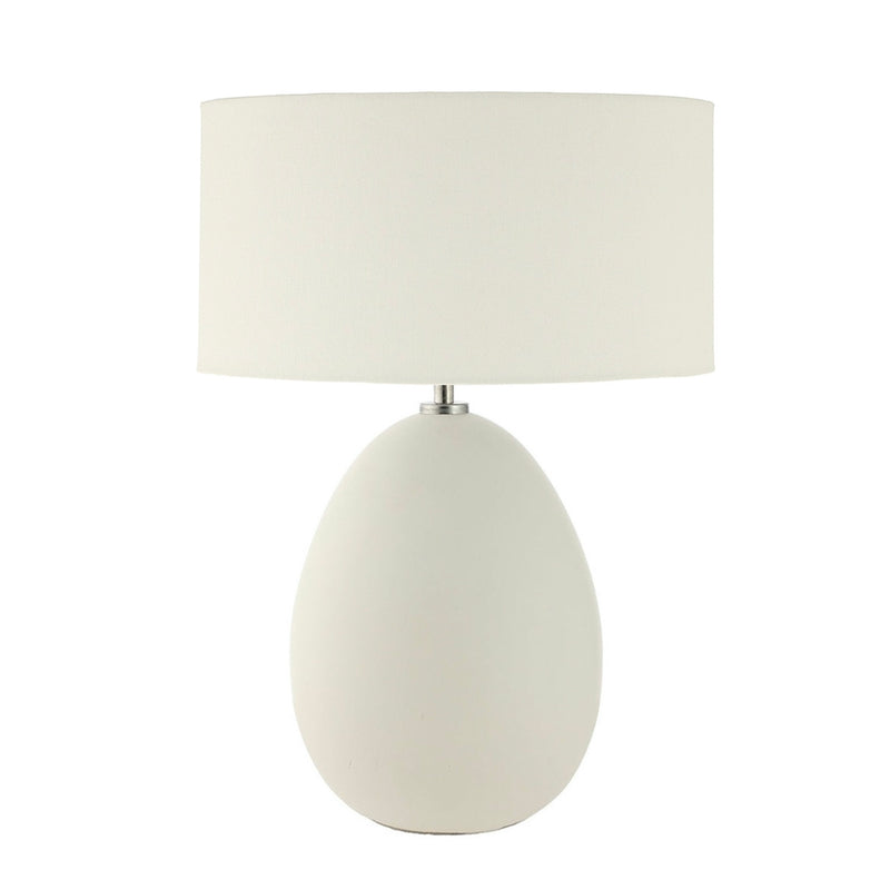 LÁMPARA EGG 1 BLANCO OPACO PANTALLA CRUDA