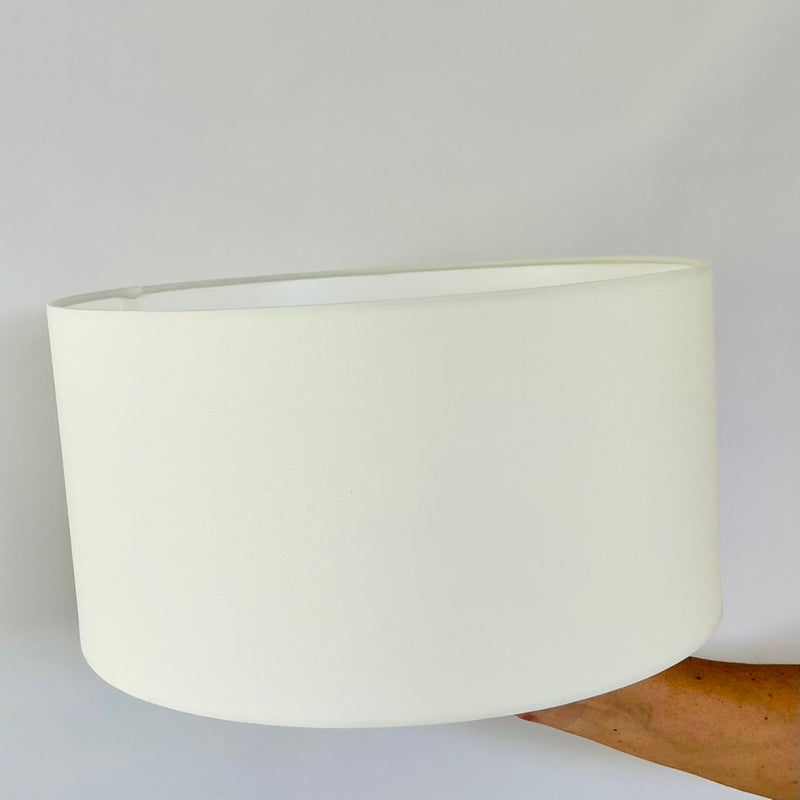 PANTALLA CILINDRICA BLANCO