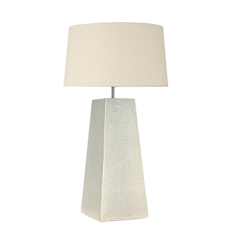 LAMPARA CONICa 3 CRUDO CRAQUELADO PANTALLA CRUDA