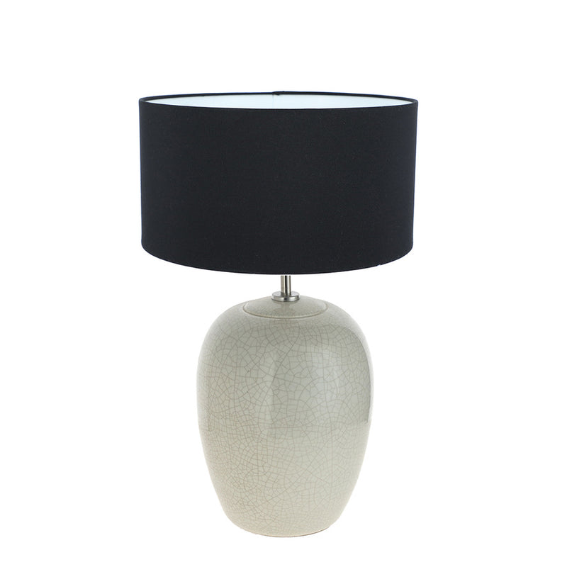 LAMPARA ORIENTAL 2 CRUDA CRAQUELADA PANTALLA NEGRA