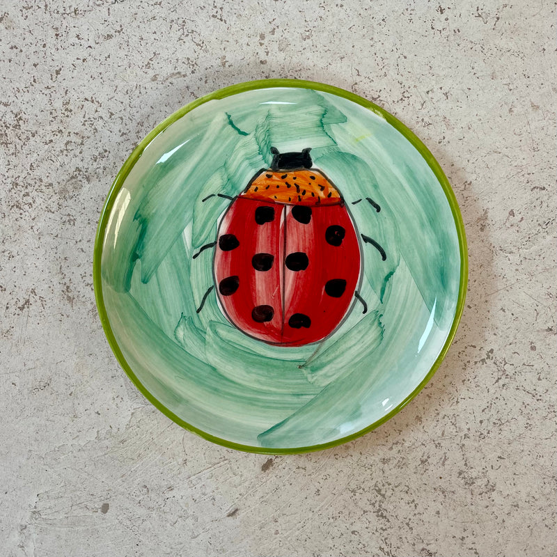 PLATO CHINITA ROJA Y VERDE