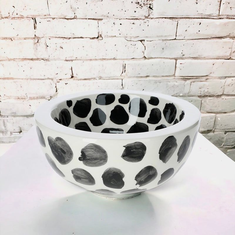 BOWL ORILLA PUNTOS NEGROS