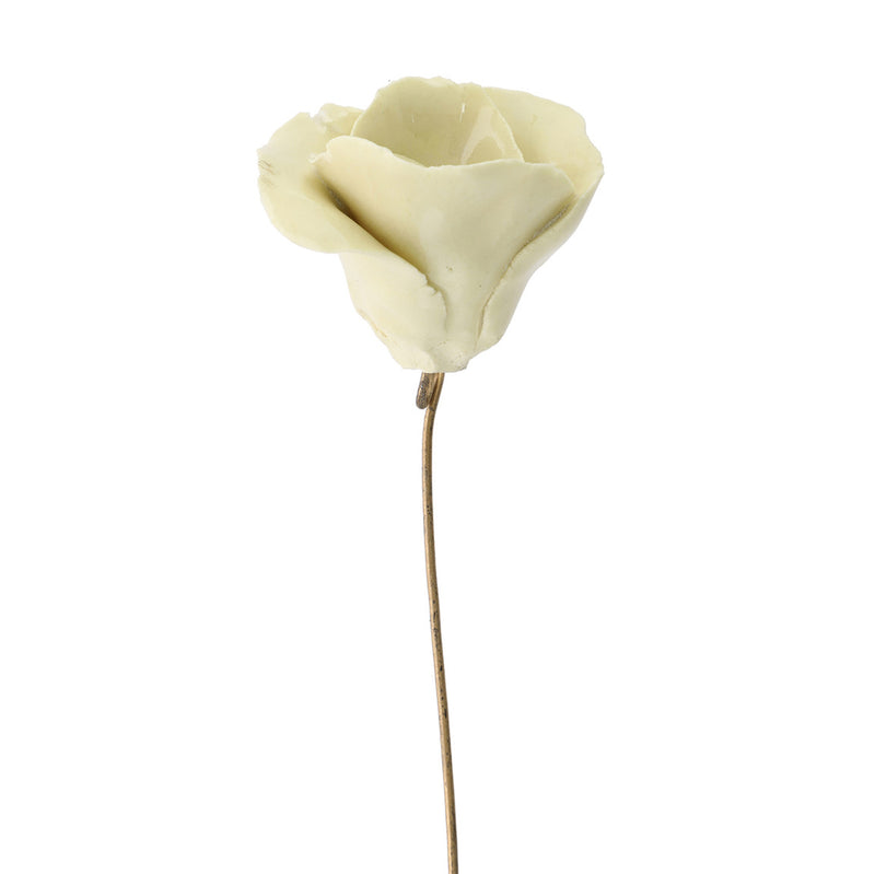 ROSA UNITARIA AMARILLO CLARO