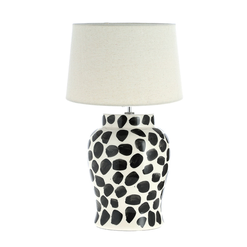 LAMPARA ASIA 3 MANCHAS NEGRAS
